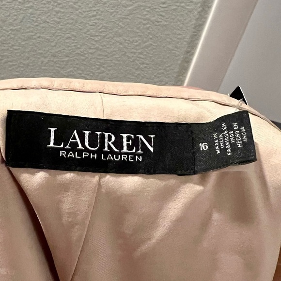 RALPH LAUREN fringe woven lamb leather mini skirt. NWT Size 16 - Picture 4 of 12